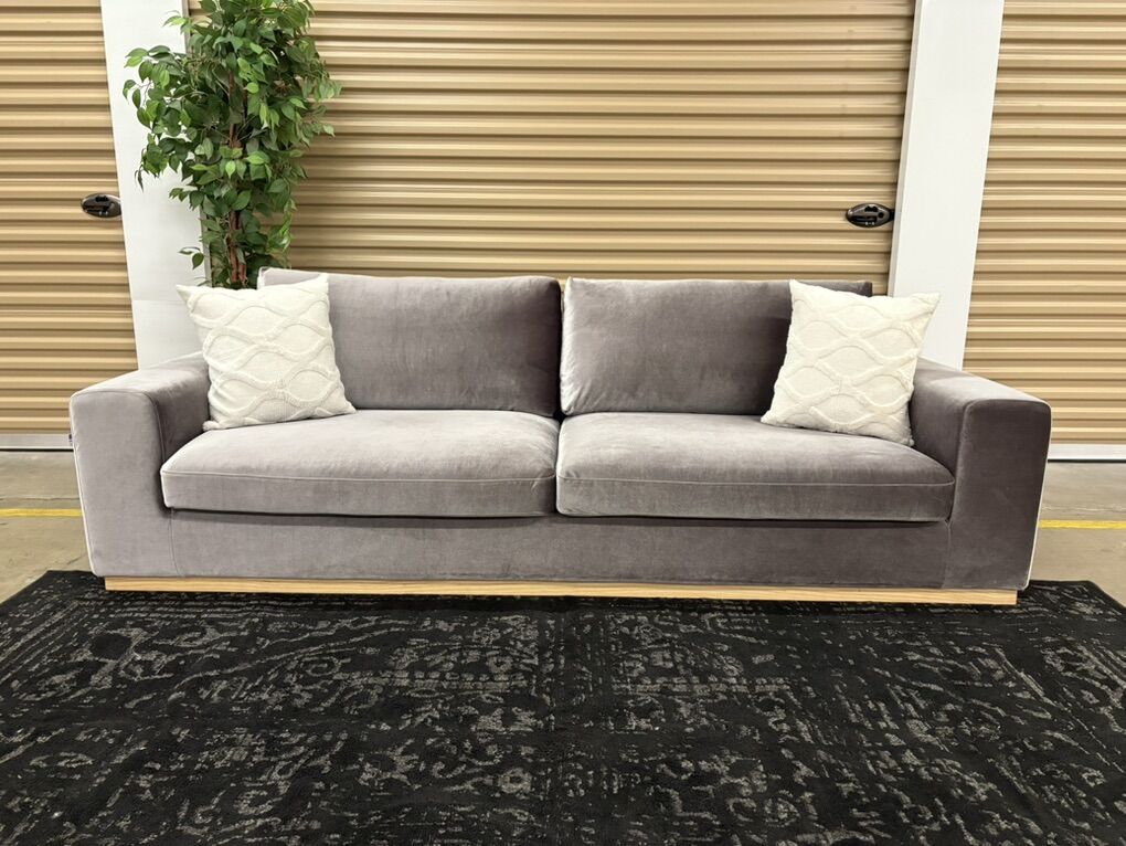 ROVE CONCEPTS Velvet Couch (Free Delivery)