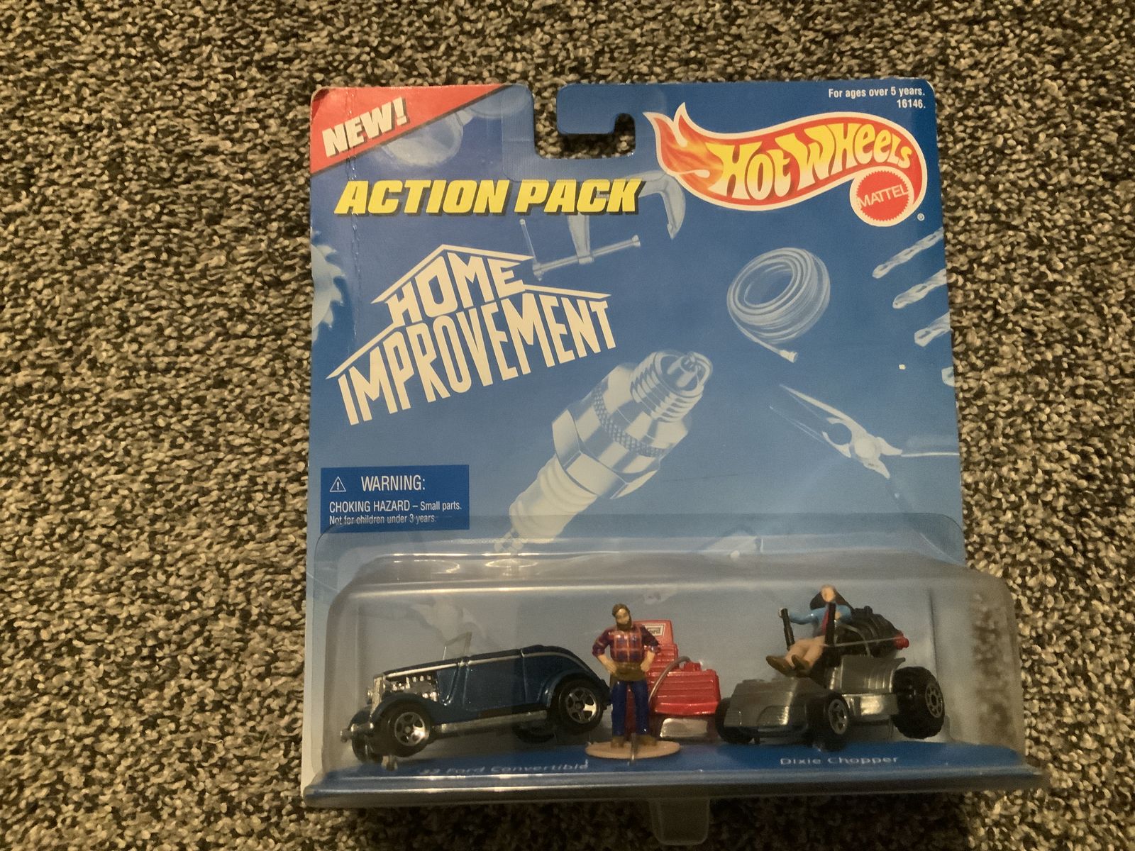 Vintage Hot Wheels 1996 Tool Time Home Improvement set. 
