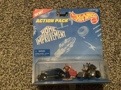 Vintage Hot Wheels 1996 Tool Time Home Improvement set.