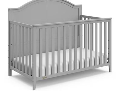 Graco 5-in-1 Convertible Crib & Toddler Bed with Mattress - Gray