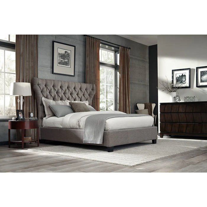 YARD SALE – Melina Upholstered Platform Bed