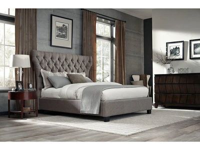 YARD SALE – Melina Upholstered Platform Bed