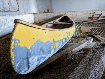 Fiberglass Sports Canoe