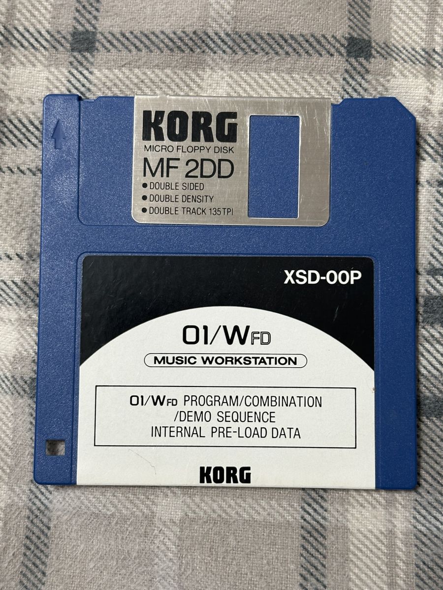 Korg 01/WFD Original Workstation System Disk