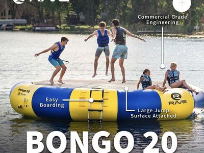RAVE Sports Bongo 20 Water Bouncer Inflatable Trampoline Attachment