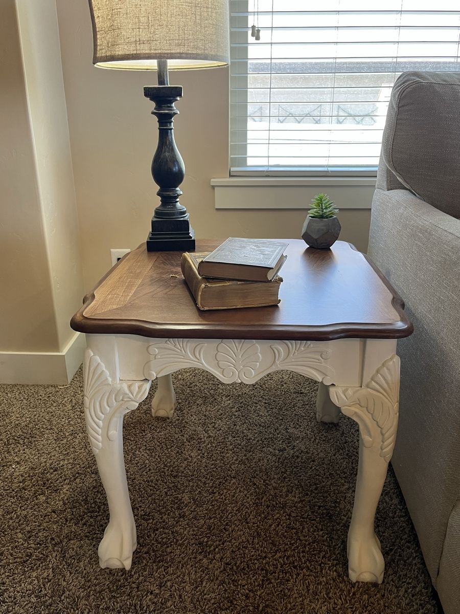 McGee / Pottery Barn Inspired Vintage End Table