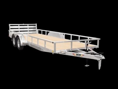 2026 H&H 7X16 7K Aluminum Utility Trailer