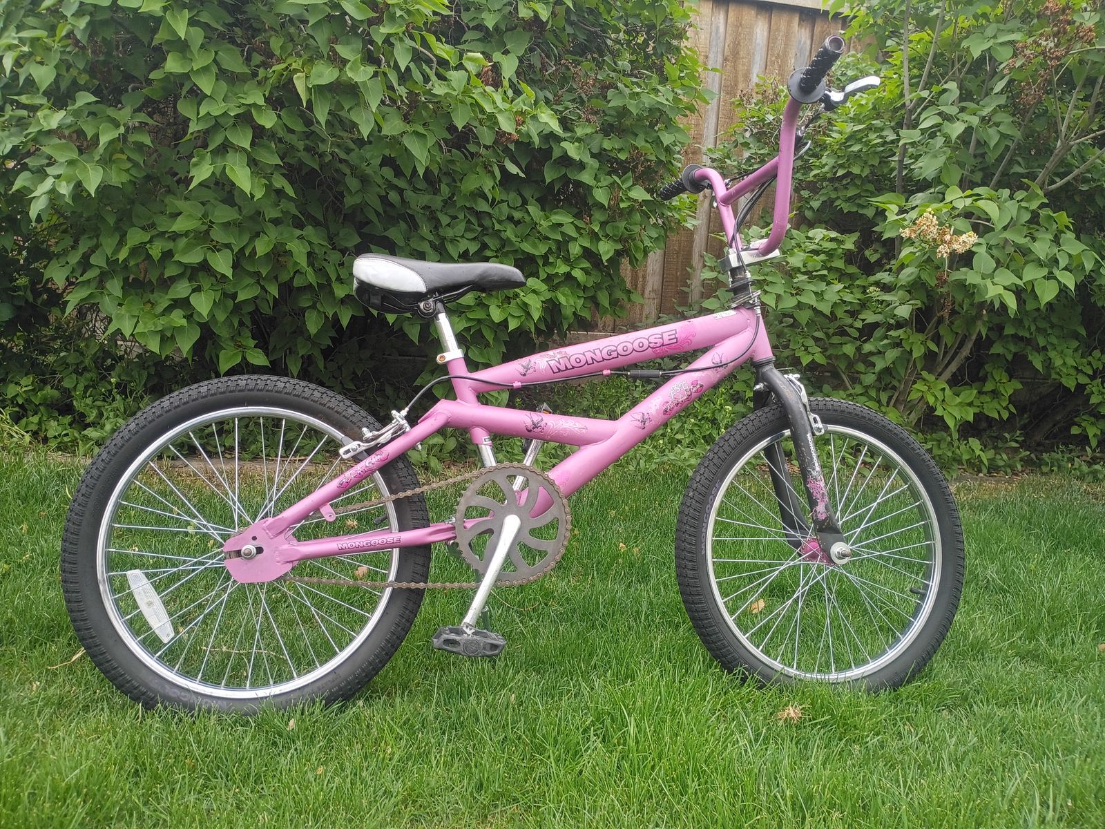 Girl's BMX trick bike