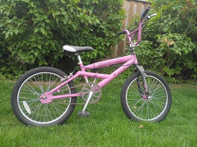 Girl's BMX trick bike