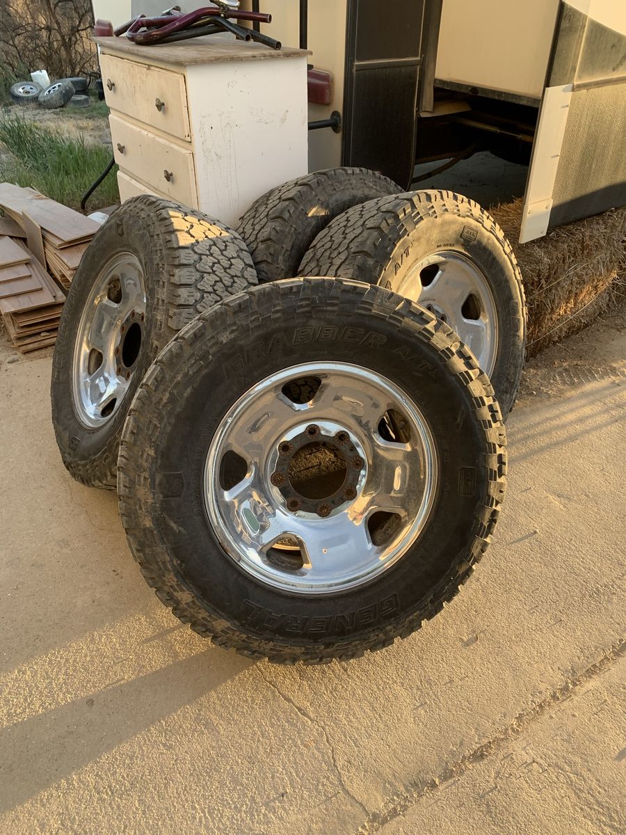 Ford Stock Wheels With Good Tires 8x170 Price Obo