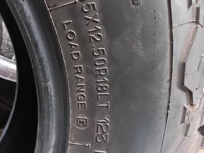 Single 35x12.50R18LT BF Goodrich Tire for $30