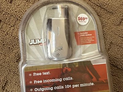 JUMP Mobile Pre-Paid Wireless Basic Cell Phone - New in Package