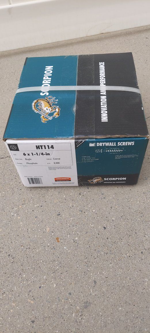 Scorpion drywall screws 1 1/4 in.