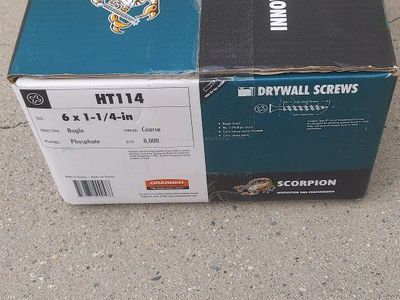 Scorpion drywall screws 1 1/4 in.