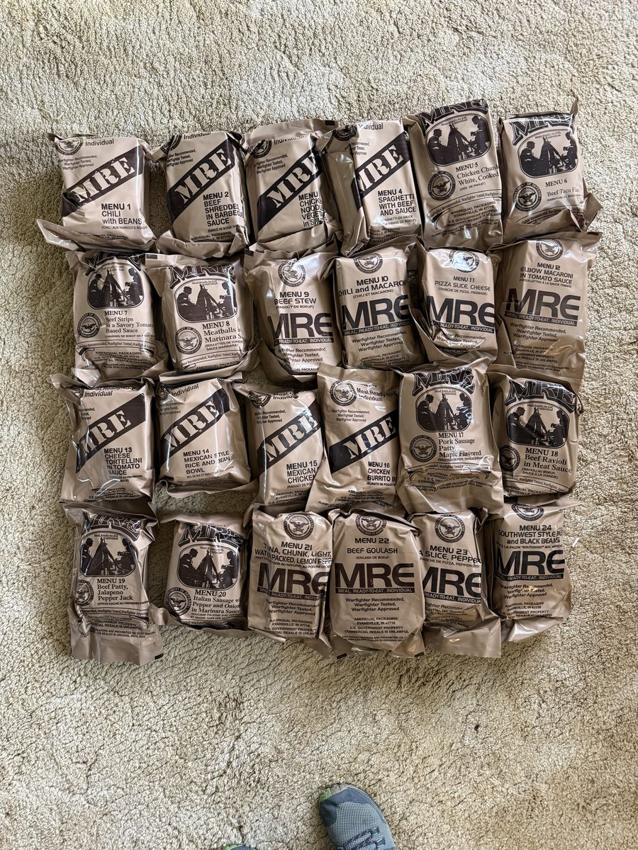 Genuine MRE (Meal, Ready-to-Eat) | Case of 12