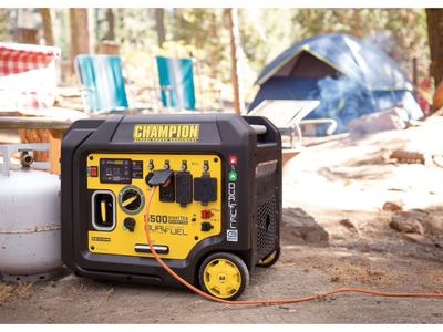 Champion 5500 watt generator inverter dual fuel electric start