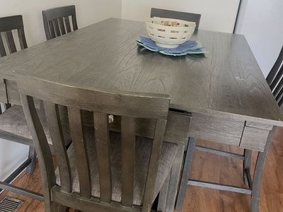 Grey Dinner table