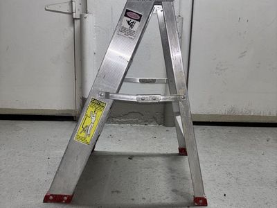 Pair of Werner 373 3-Foot Aluminum Step Ladders