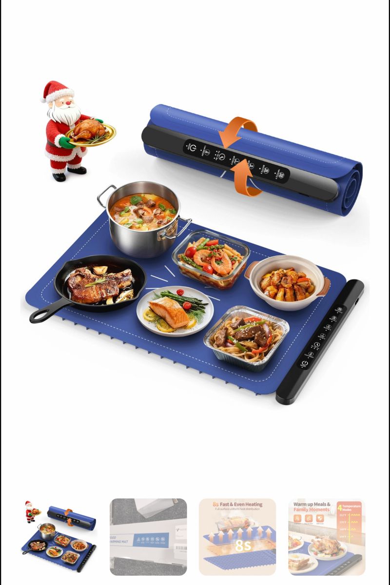 Electric food warming mat