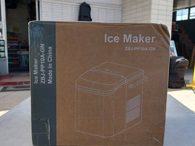 Ice Maker ZBJ-PP10A-GN Portable Countertop Ice Machine