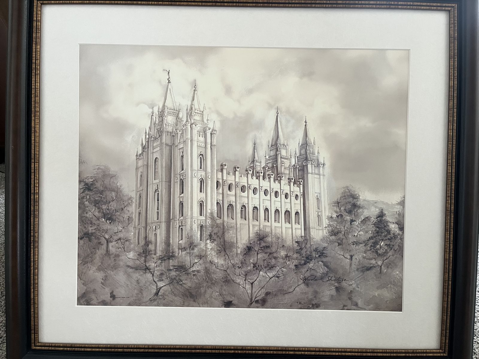 Salt Lake LDS Temple Print