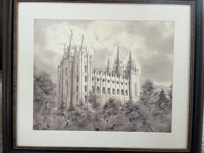 Salt Lake LDS Temple Print