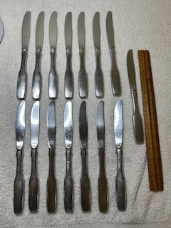 91 pcs Oneida Community Stainless REVERE Satin Finish 18/8