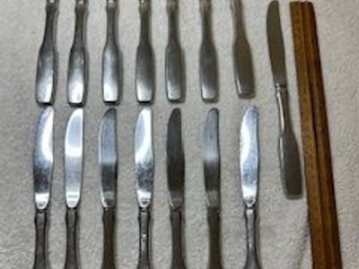 91 pcs Oneida Community Stainless REVERE Satin Finish 18/8