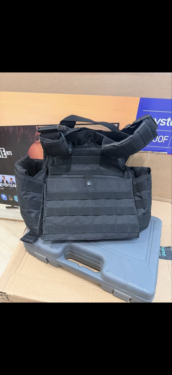 Level 3+ Bulletproof Vest - Black, XL