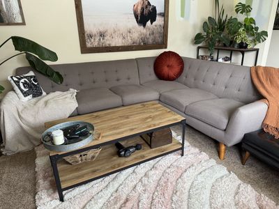 Mid-modern Century Sectional Couch