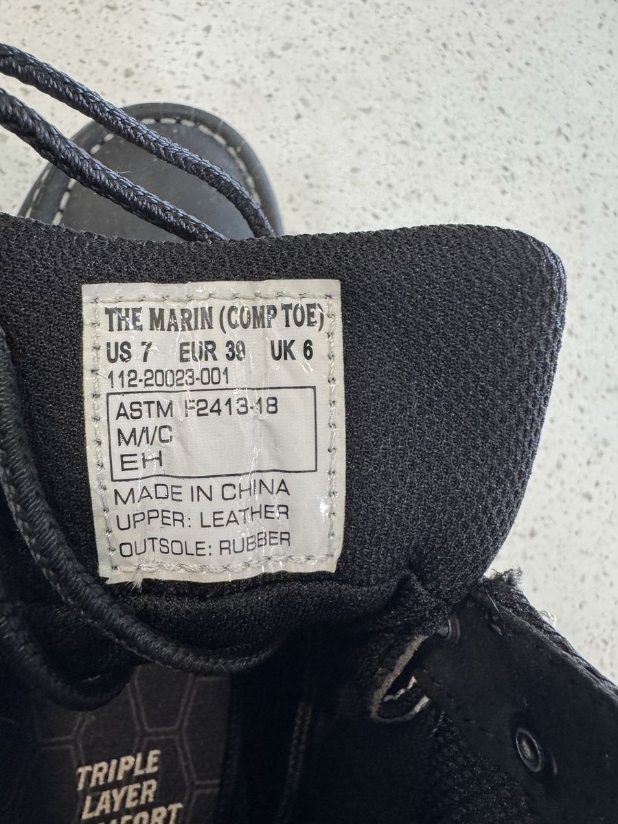 Brunt composite work boot size 7