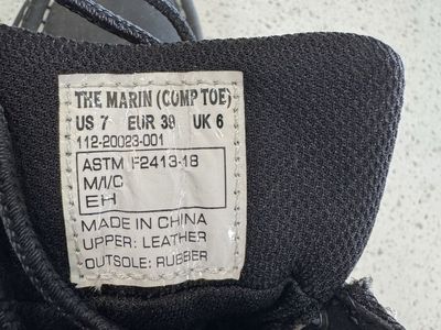 Brunt composite work boot size 7