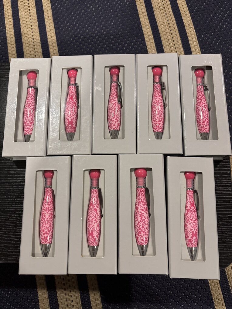 Pink Bubble Pen Set NEW