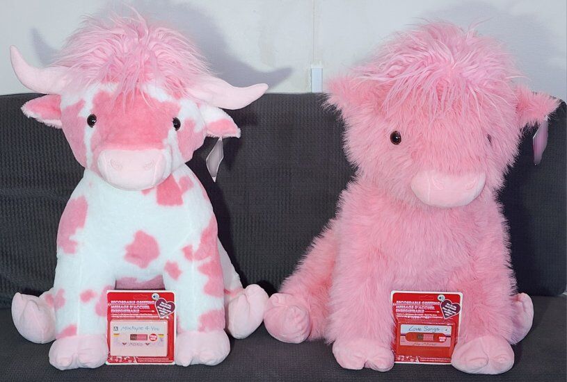 BNWT Extra Large Viral Pink Highland Cow