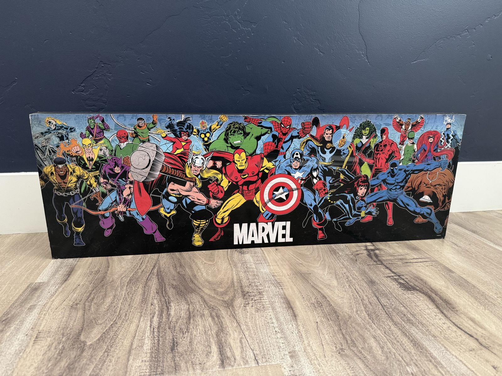 Marvel wall sign