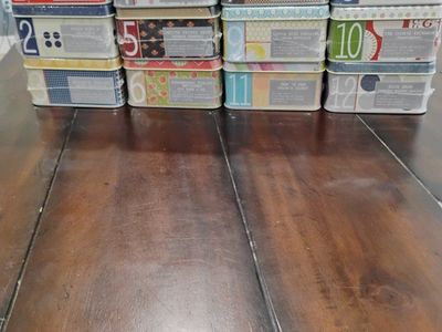 Moda Frivol Complete Series of 12 quilt kit tins, New