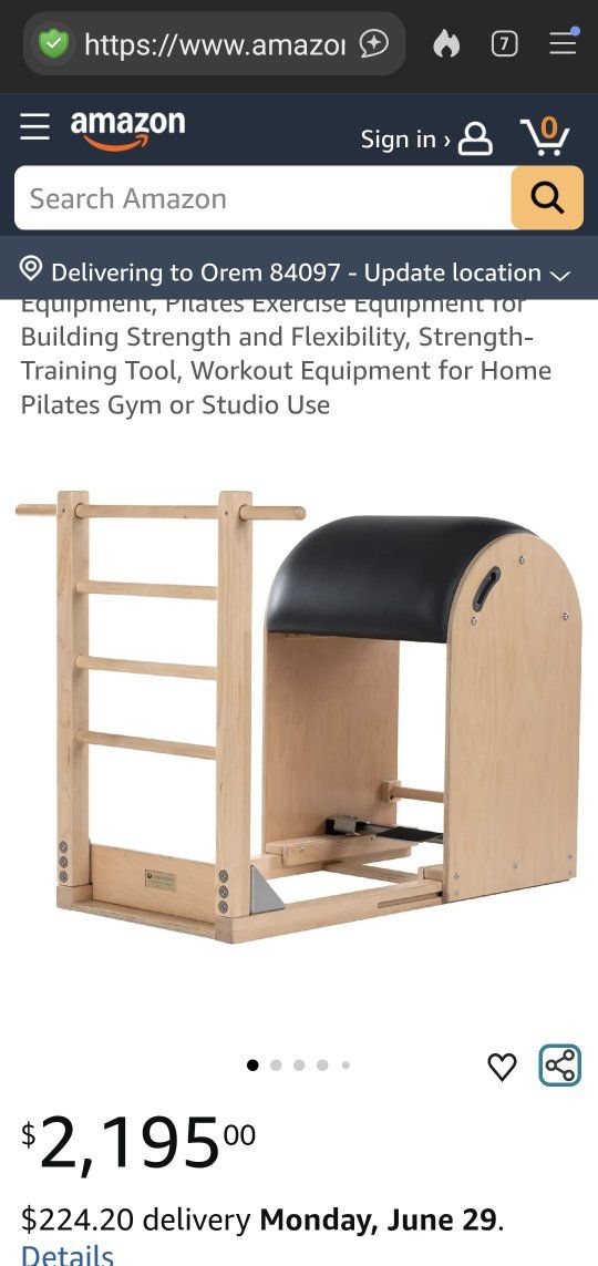 Balanced Body Ladder Barrel - Pilates Exercise Equipment - Strength, Flexibility, & Workout Tool for Home or Studio Use