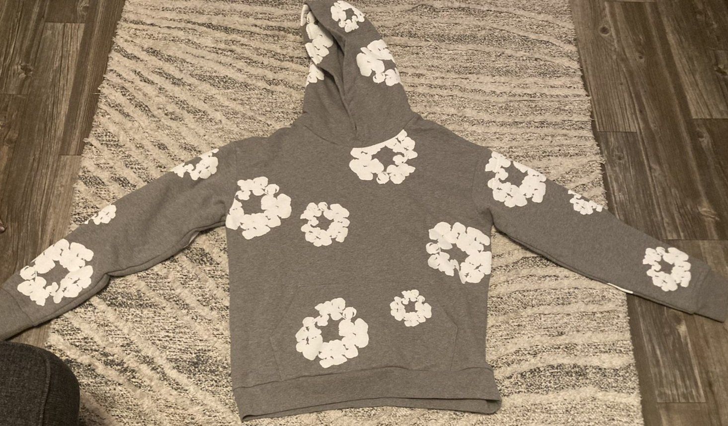 Denim tears grey hoodie