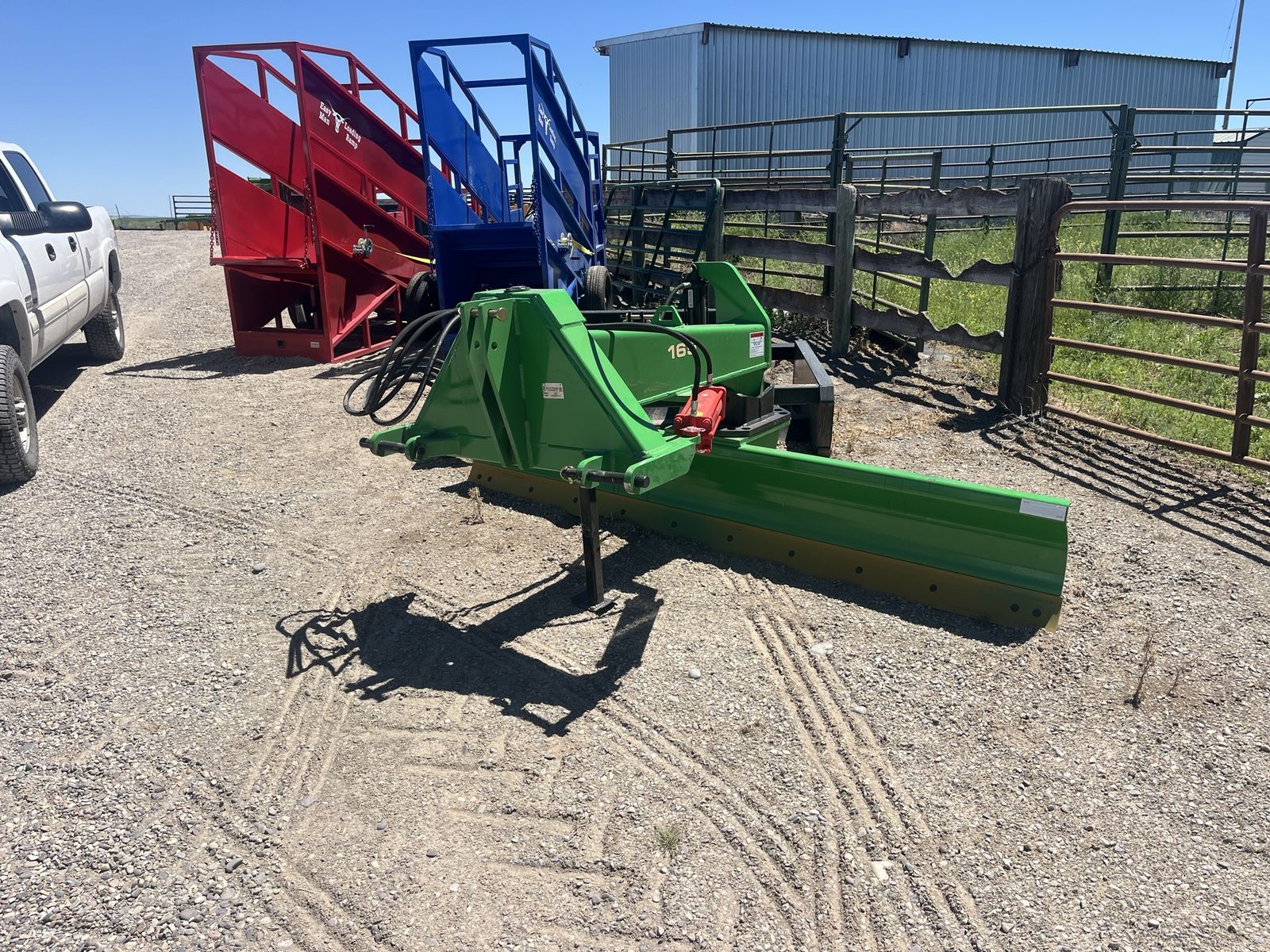 Industries America, 10 foot hydraulic tilt  an angle blade