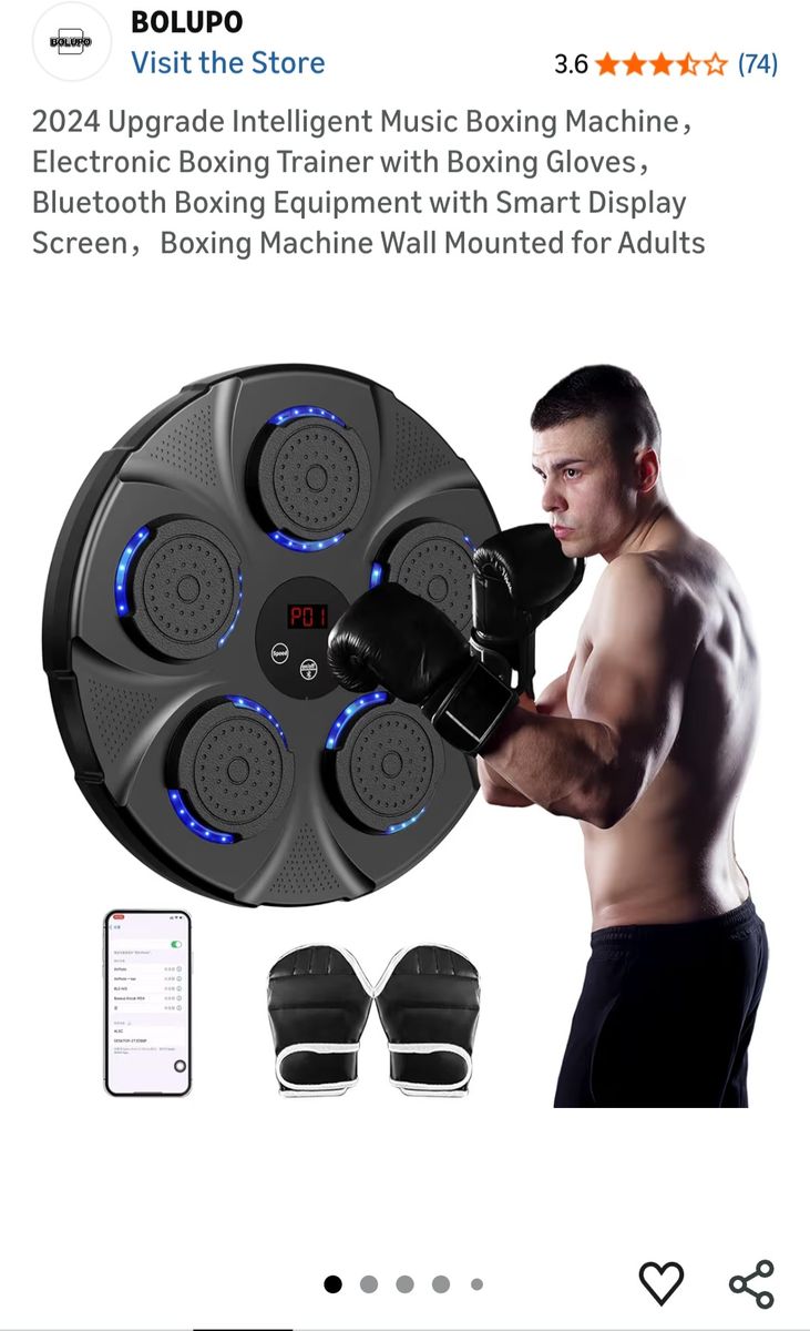 Wall Mounted Music Boxing Machine