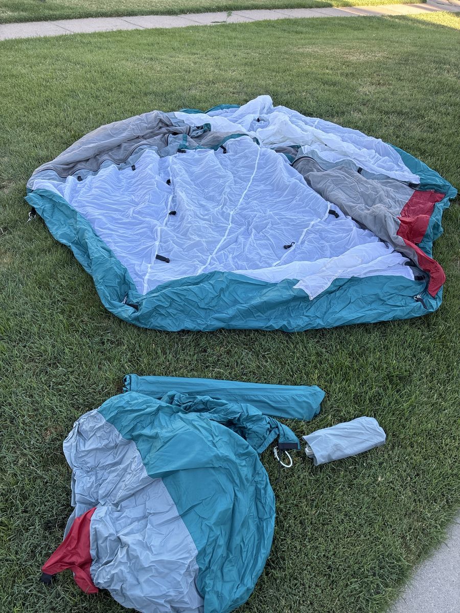 Eureka! Camping Tent with Poles and Rainfly Used 2-4 man tent