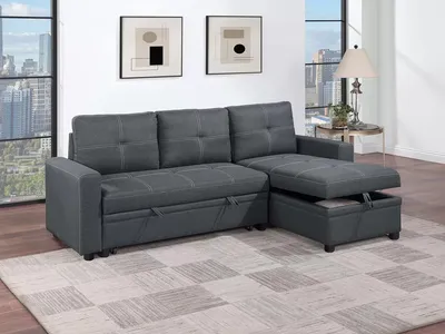 NEW SOFA-BED with STORAGE BUILT IN - NEW IN BOX