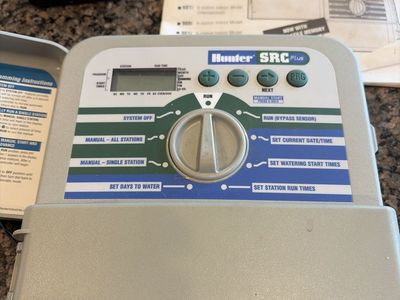 Hunter SRC Plus Residential/Light Commercial Irrigation Controller Sprinkler Timer