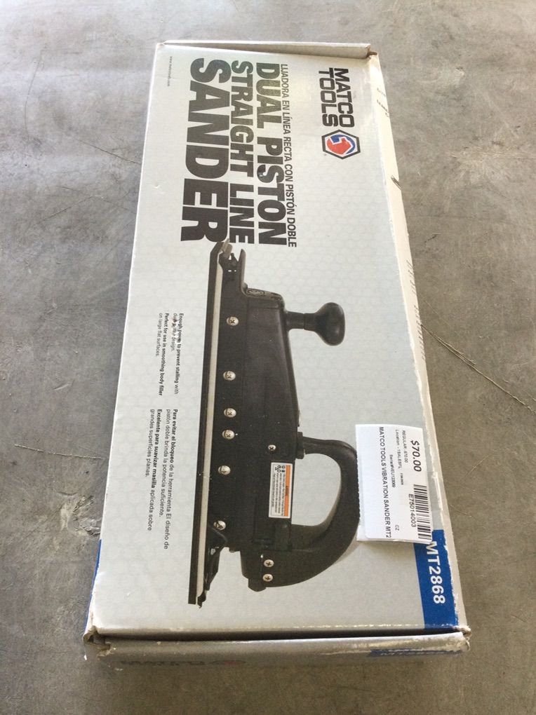Matco Straight Line Sander.    #E75014003