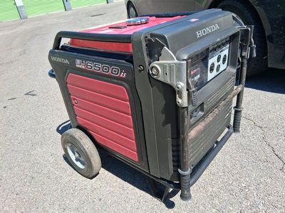Honda EU6500is Inverter Generator - 6500W, Quiet, Portable with Wheels