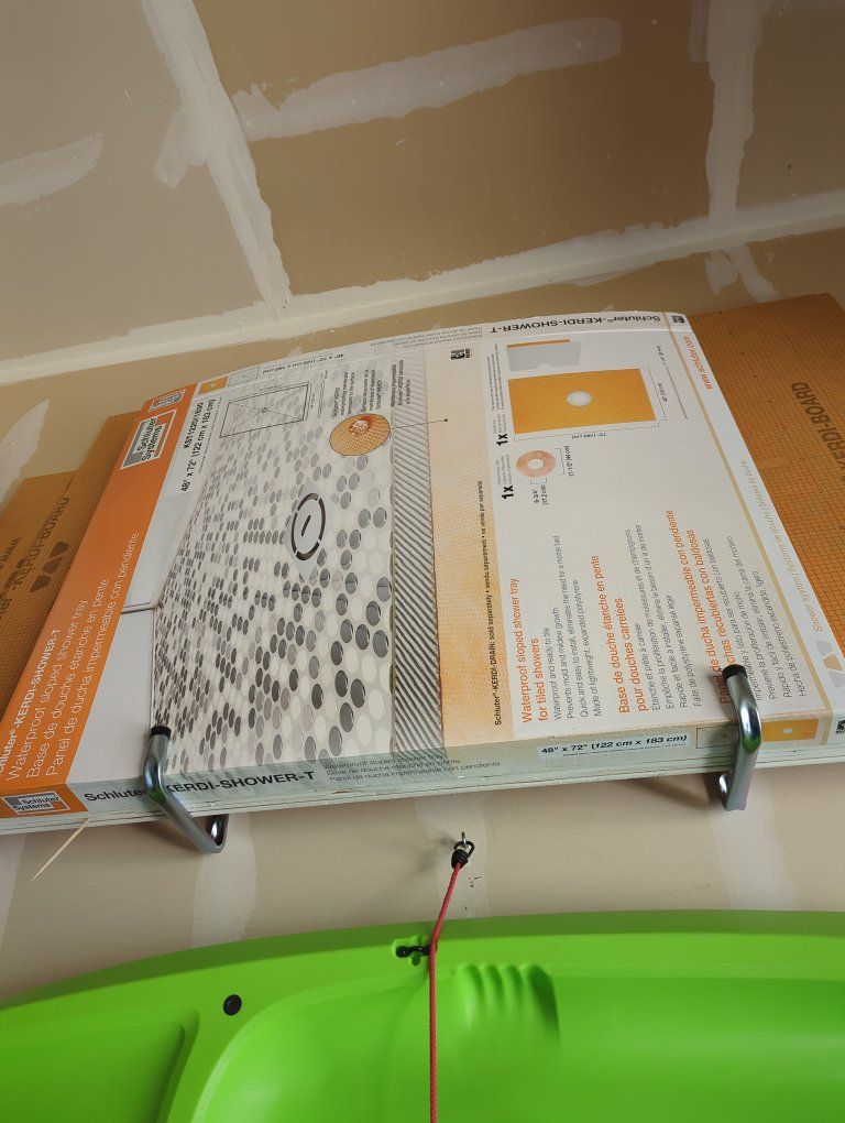 Schluter-KERDI-SHOWER-T Waterproof Sloped Shower Tray for Tiled Showers