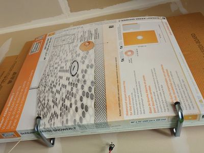 Schluter-KERDI-SHOWER-T Waterproof Sloped Shower Tray for Tiled Showers