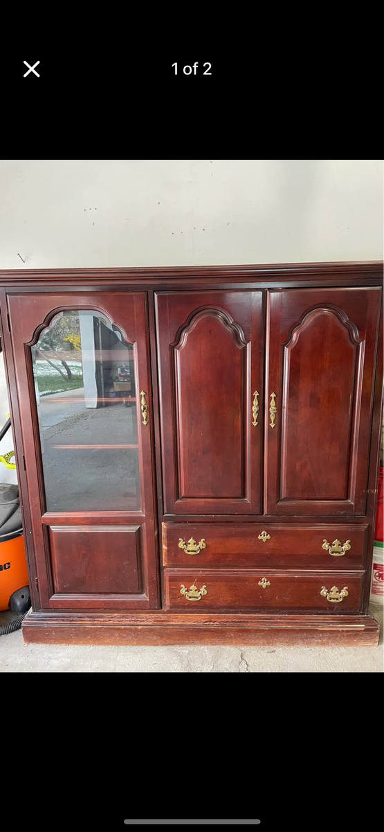 Solid Wood China Cabinet / Buffet - Sumter Cabinet Co. - Made in USA