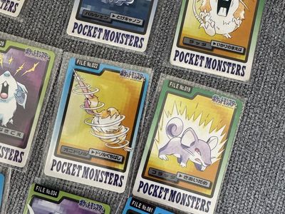 Vintage Japanese Pocket Monsters/Pokemon Cards - Set of 14 cards from 1996