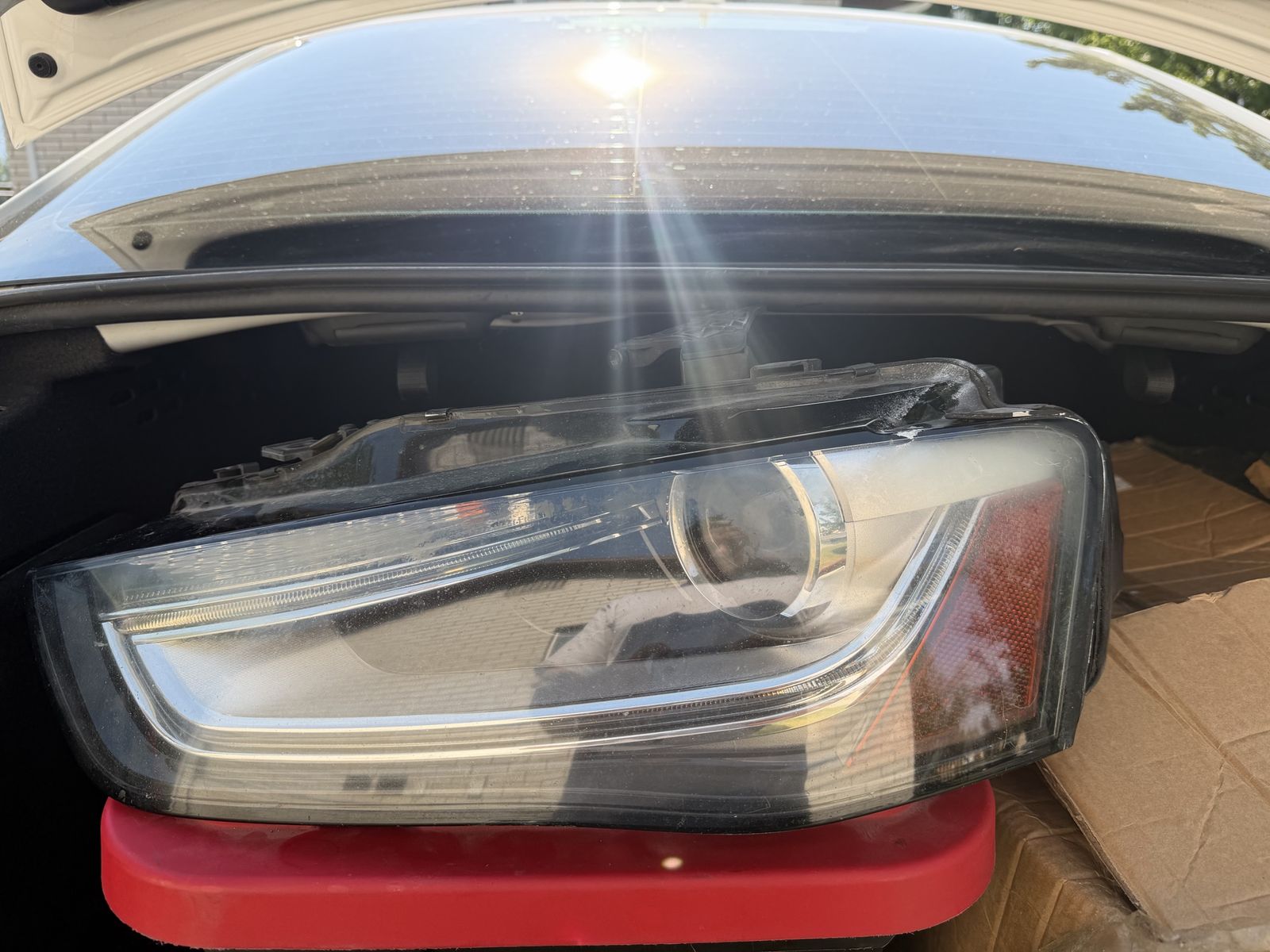 Audi A4 Headlight Assembly Passenger Side Halogen